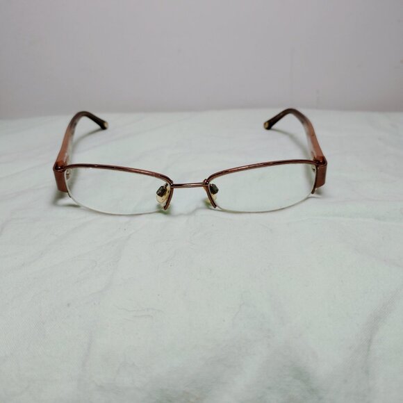 BEBE "BASHFUL" BB5027 Topaz Semi-Rimless Eyeglasses Frames - Picture 2 of 10